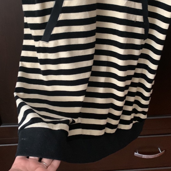 Tsumori Chisato Velour Striped Pink & Purple Tunic Dress Top Sz 4 - Picture 7 of 11